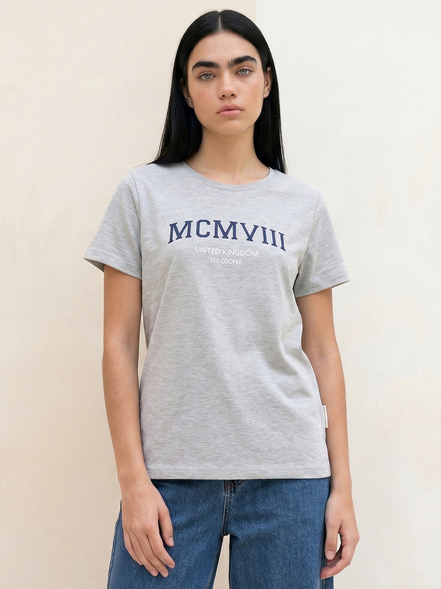 Relaxed Fit Cotton T-Shirt with Logo Print