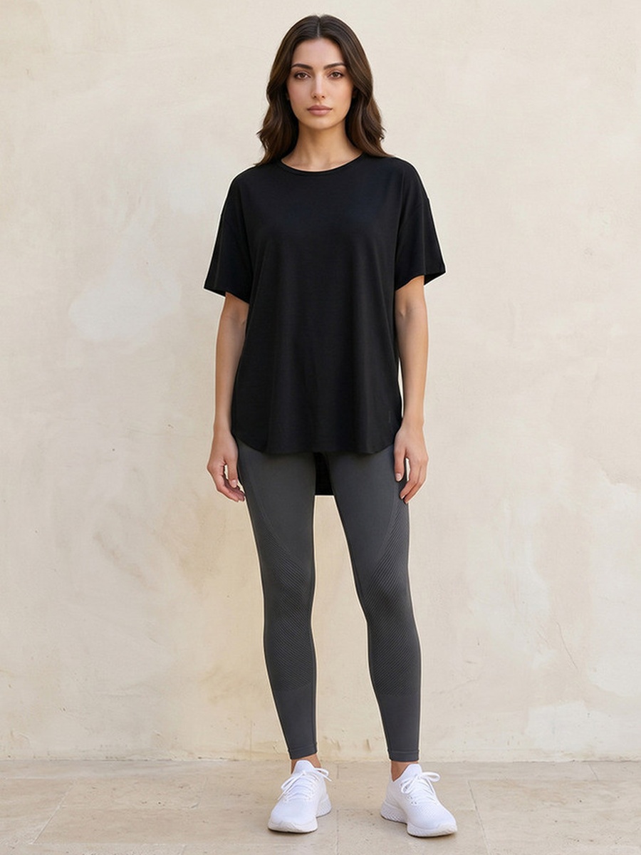 Boxy 2 Way Stretch T-Shirt