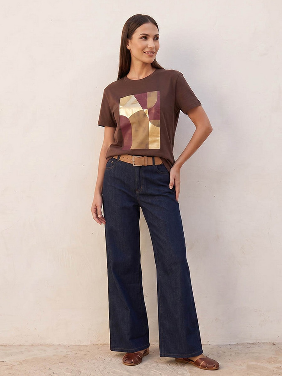 Cotton T-Shirt with Graphic Print