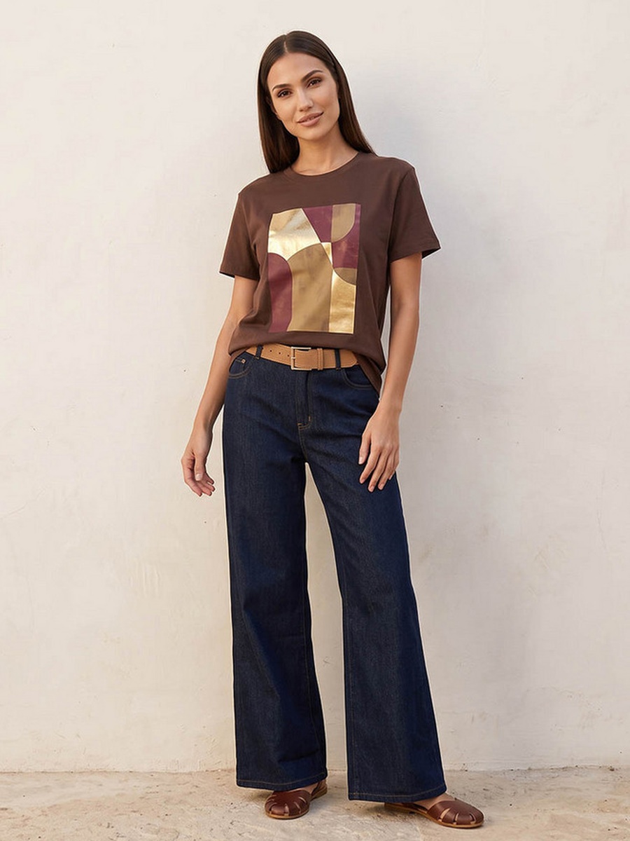 Cotton T-Shirt with Graphic Print