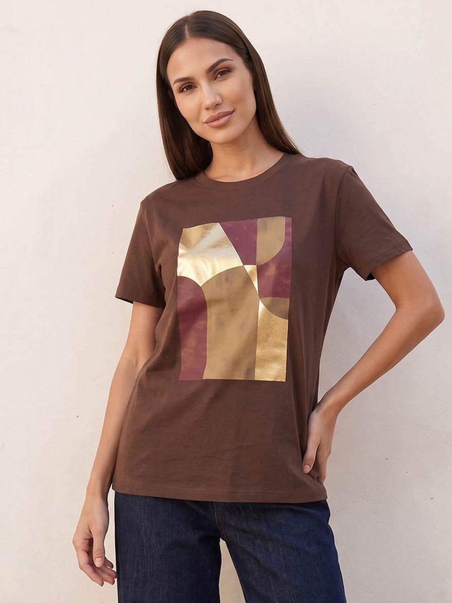 Cotton T-Shirt with Graphic Print