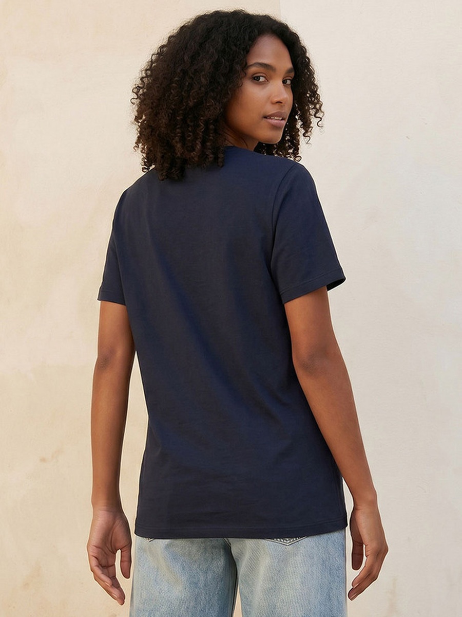 Cotton T-Shirt with Sketch Art Print
