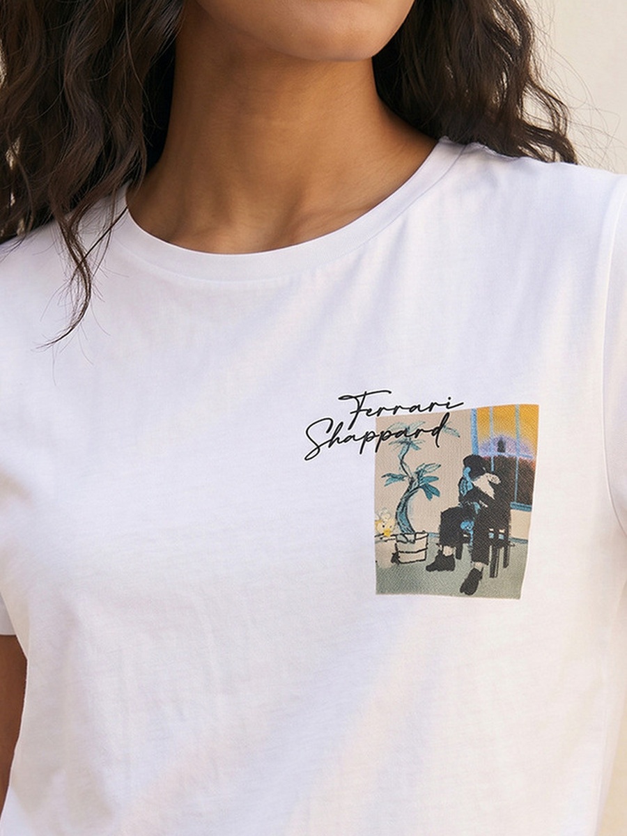 Ferrari Sheppard Cotton T-Shirt
