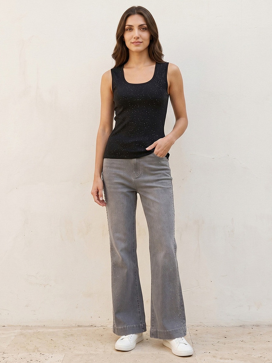 Tank Top with Embellished Detail
