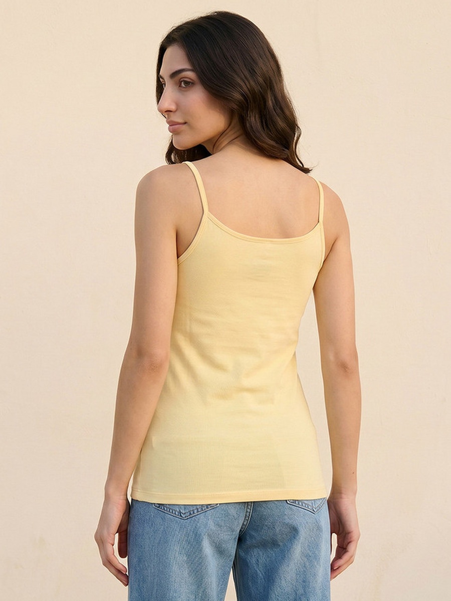 Slim Fit Top with Spaghetti Straps