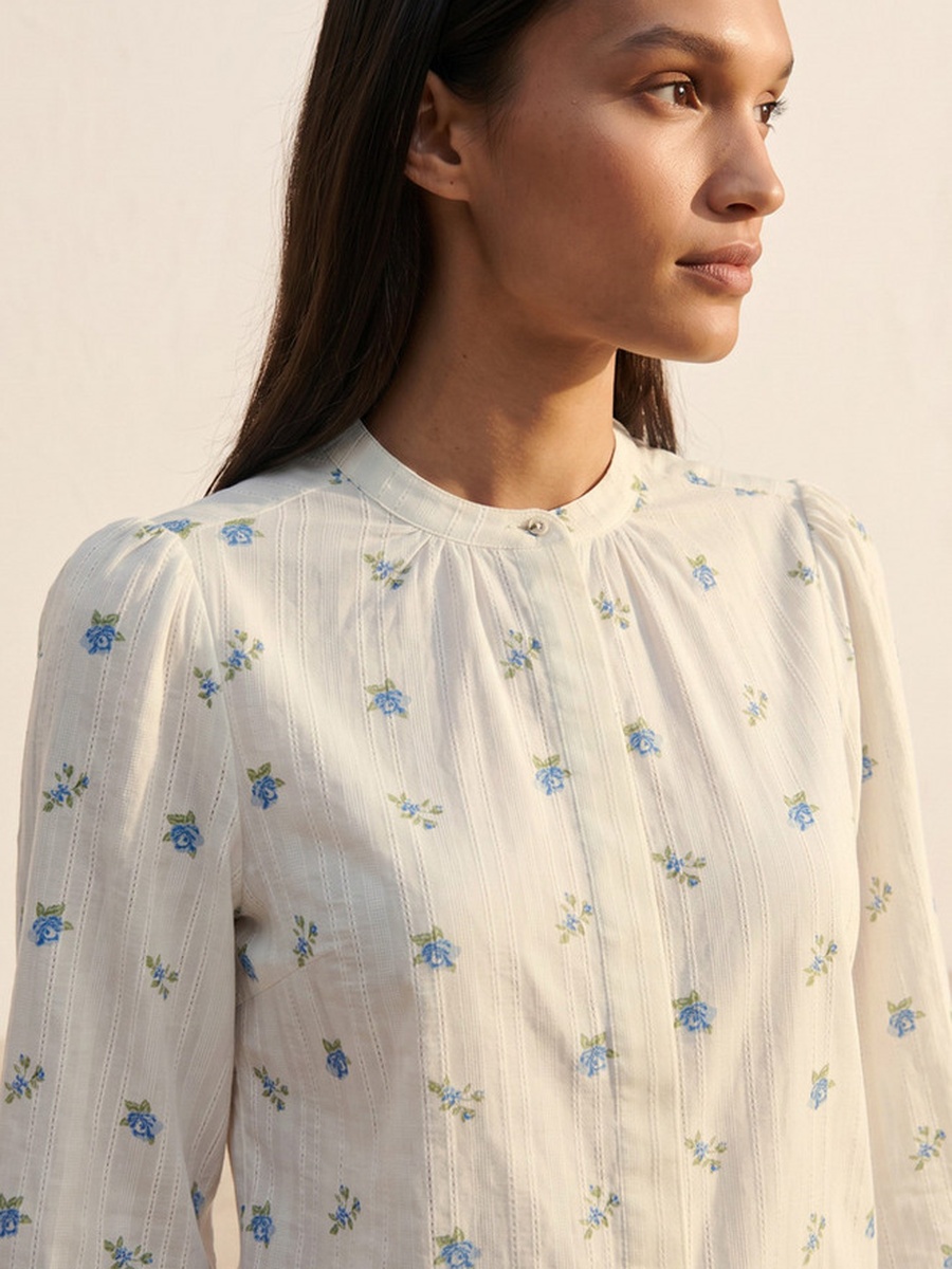 Floral Print Cotton Shirt