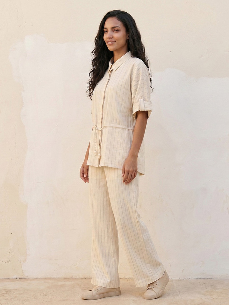 Utility Shirt with Stripes