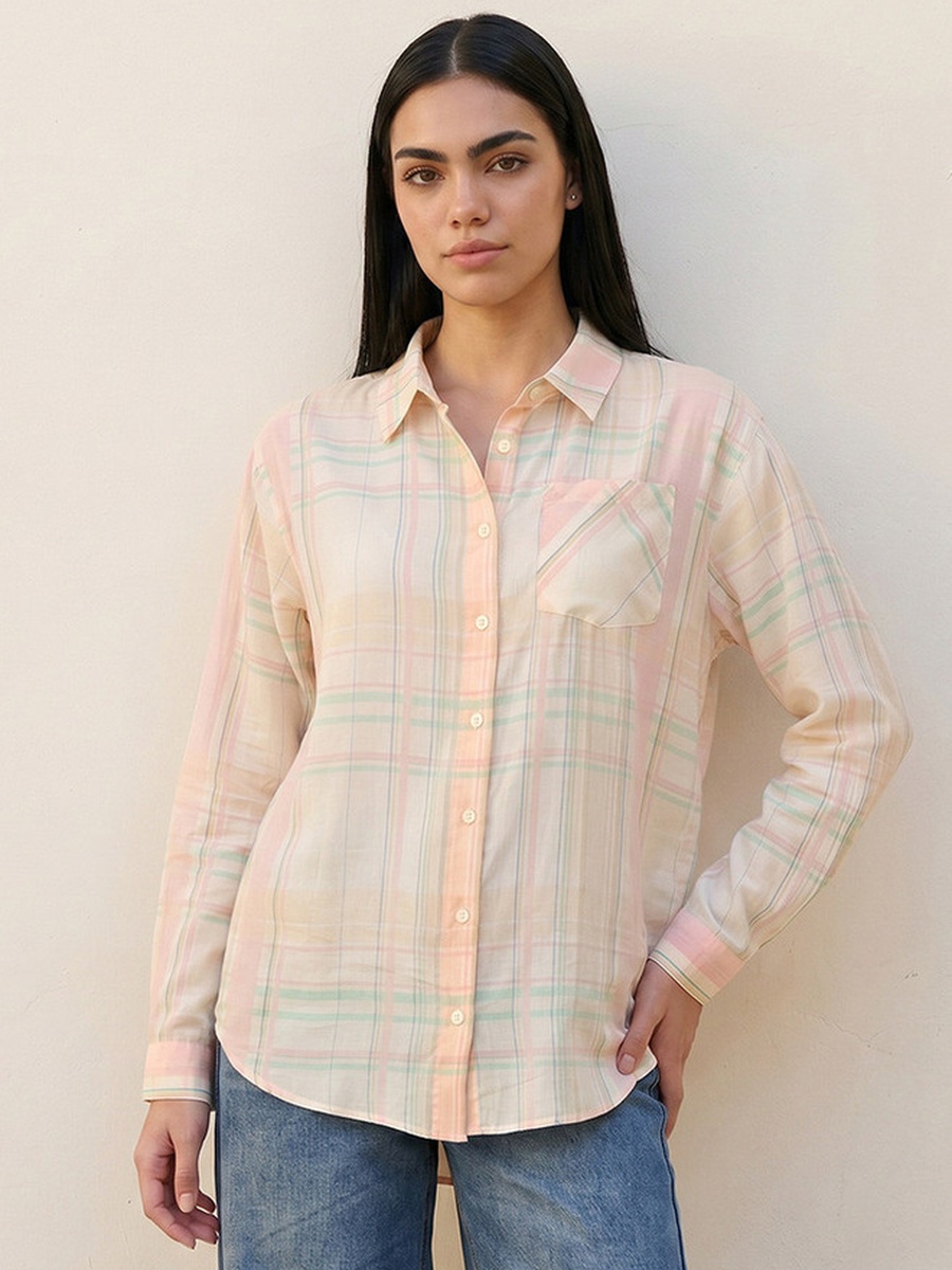 قميص بتصميم كاروهات