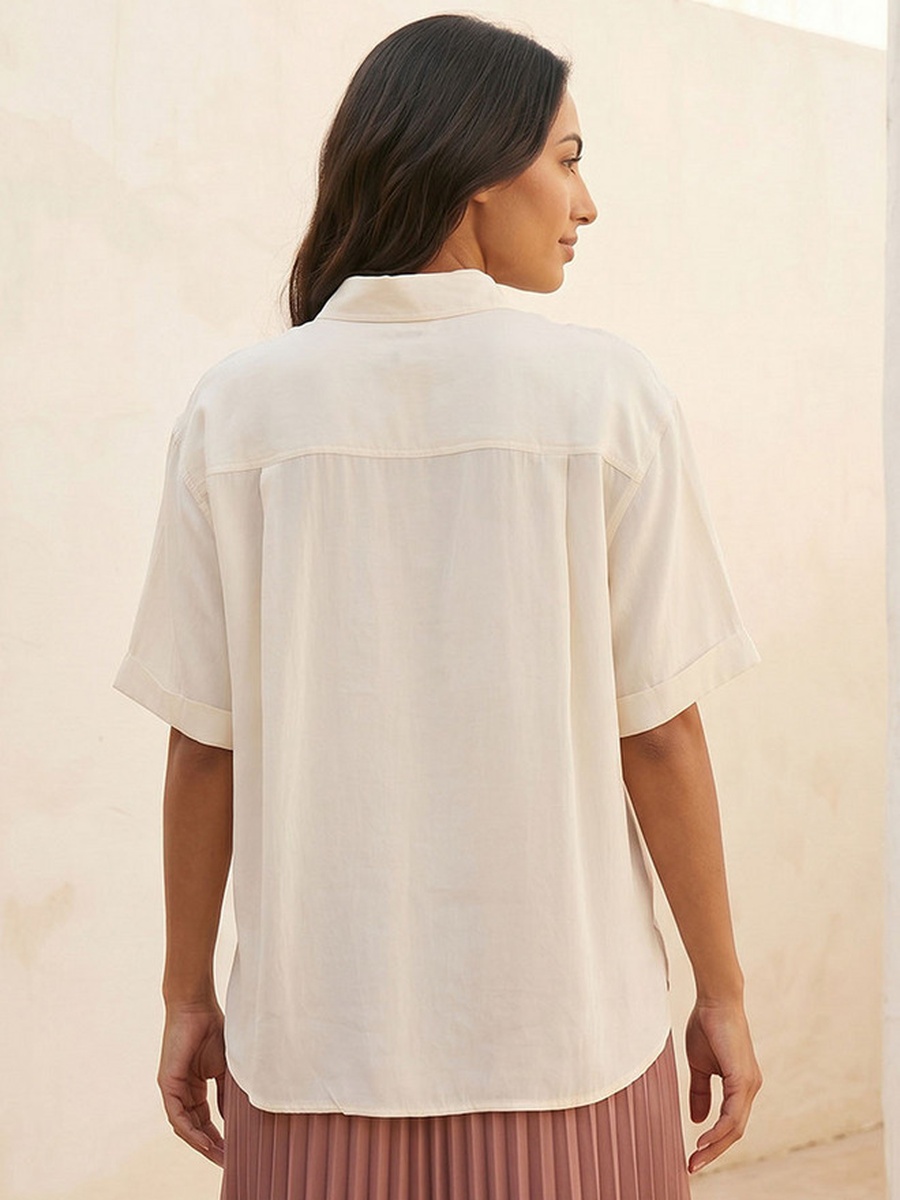 Shirt with Concealed Placket