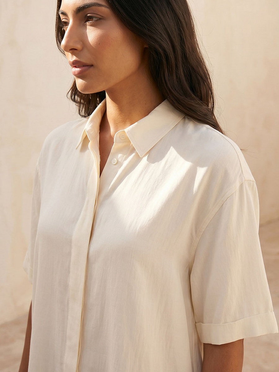 Shirt with Concealed Placket
