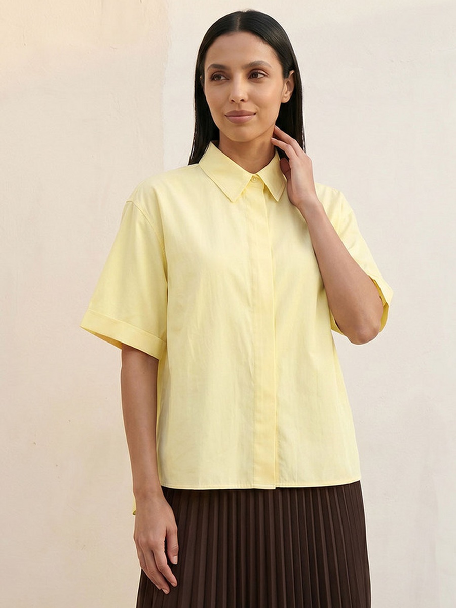 Shirt with Concealed Placket