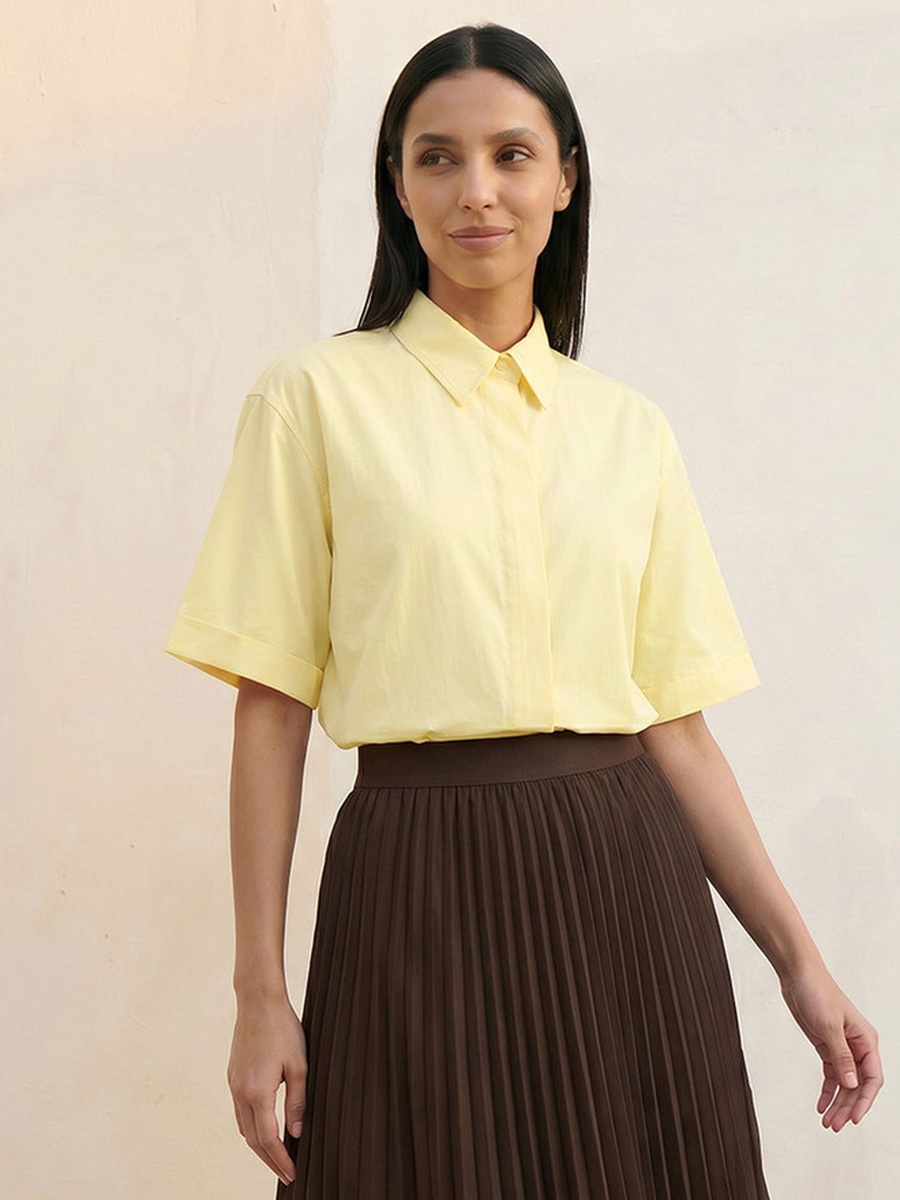 Shirt with Concealed Placket