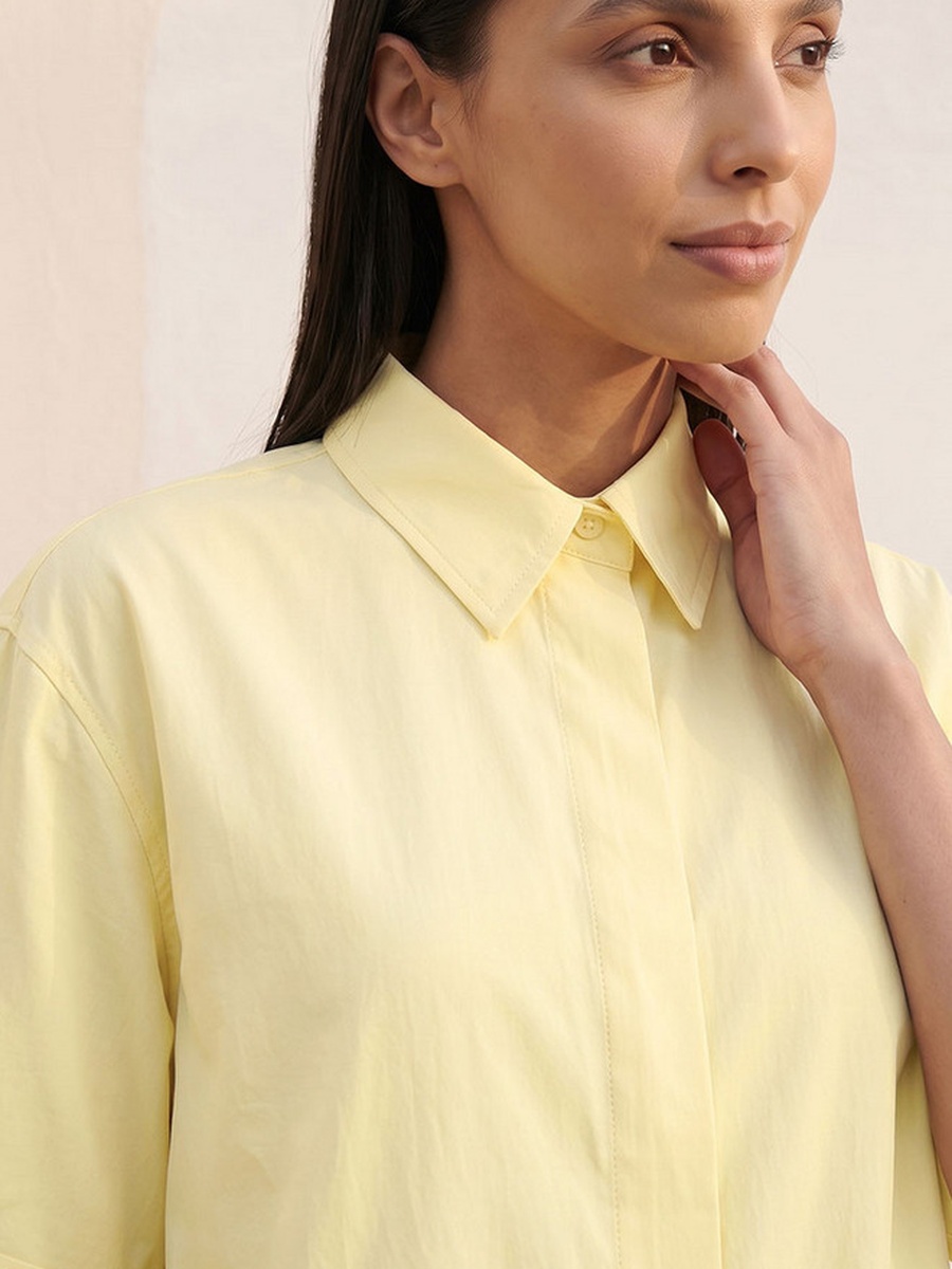 Shirt with Concealed Placket