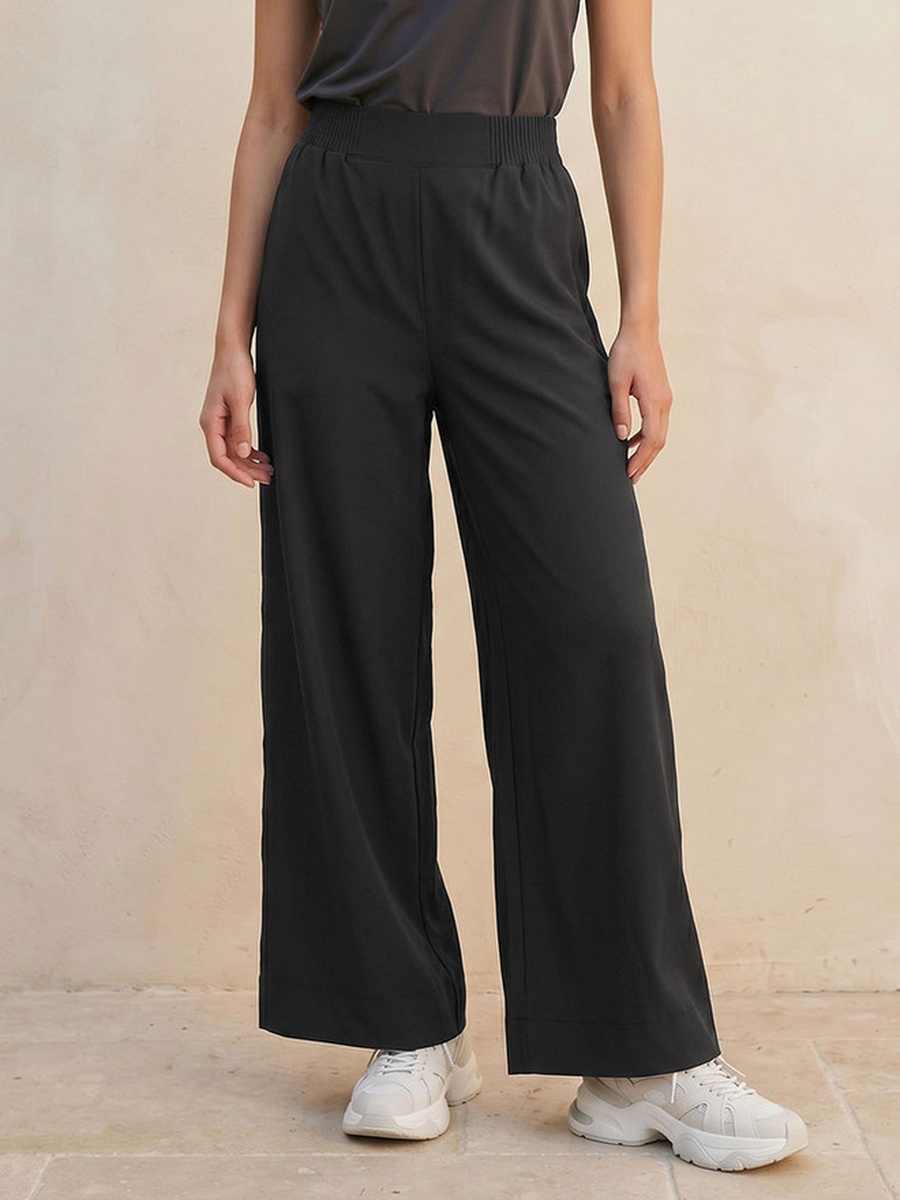 Soft Touch 2-Way Stretch Wide Leg Track Pants