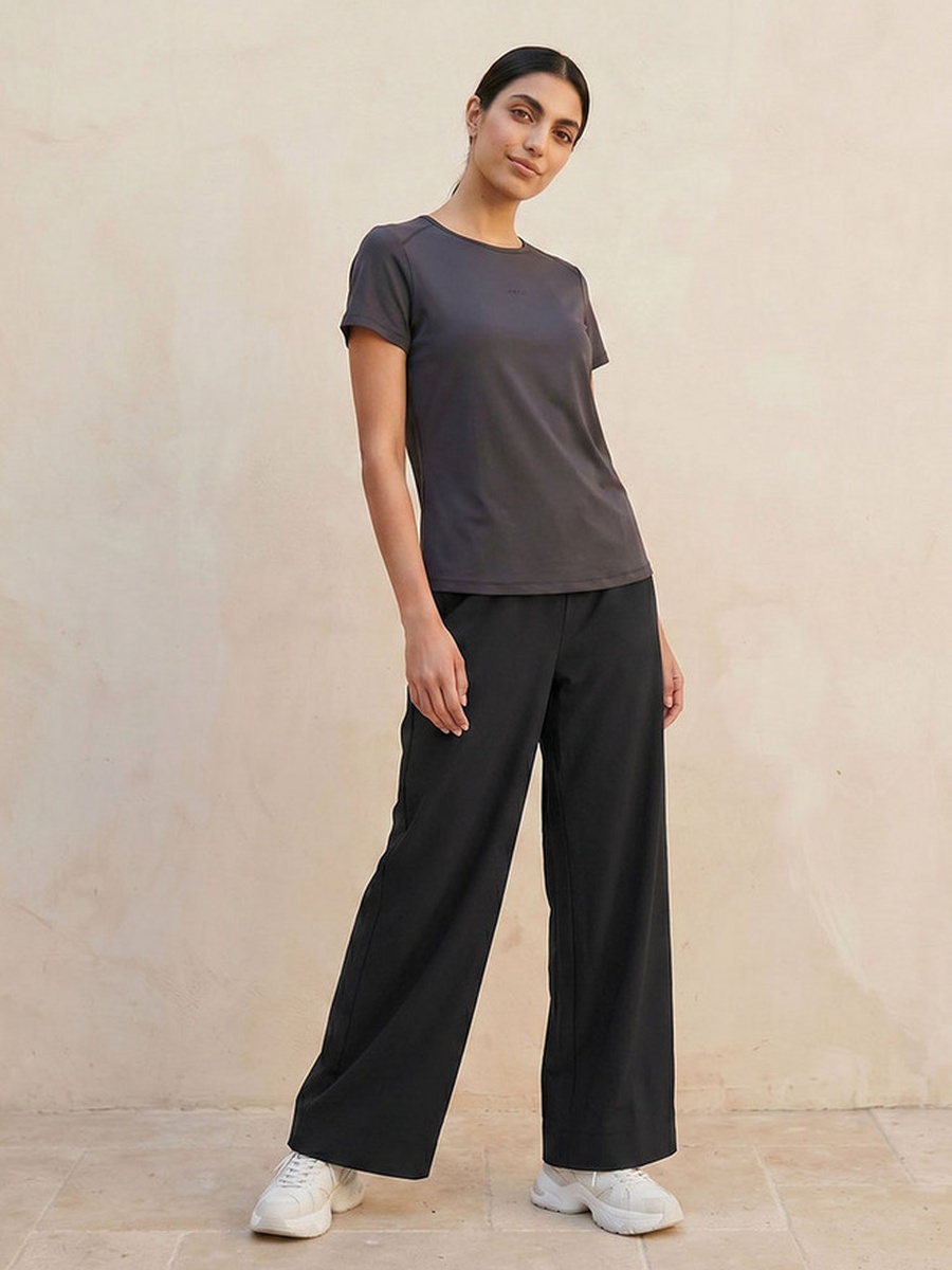 Soft Touch 2-Way Stretch Wide Leg Track Pants
