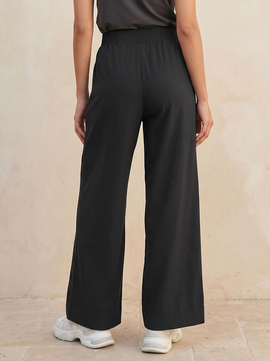 Soft Touch 2-Way Stretch Wide Leg Track Pants