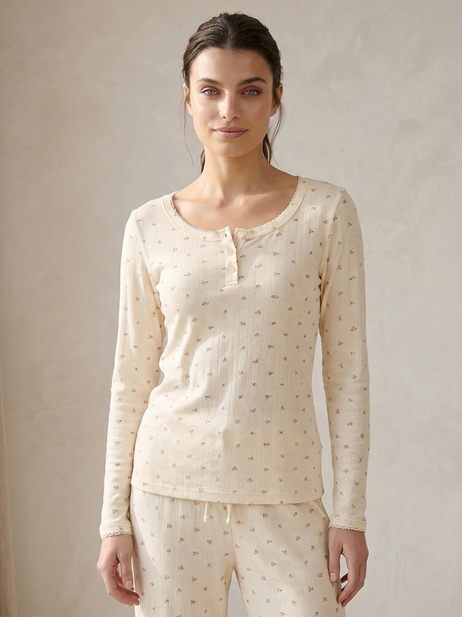 Pyjama Set with Top and Trousers