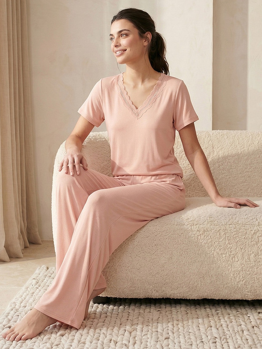 Pyjama Set with Top and Trousers