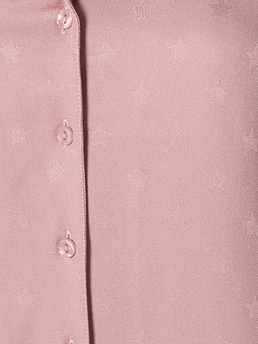 Viscose Pyjama Set with Button-Down Shirt and Trousers