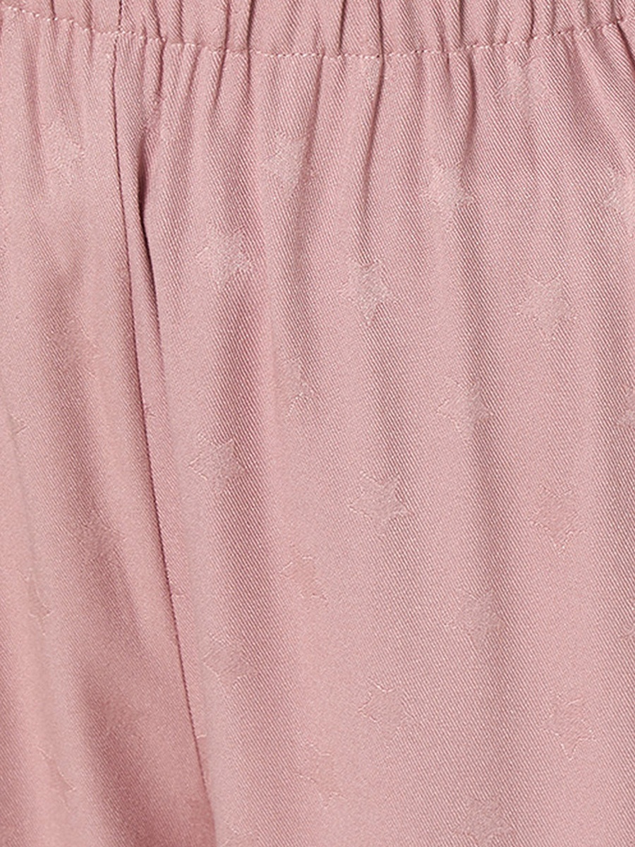 Viscose Pyjama Set with Button-Down Shirt and Trousers