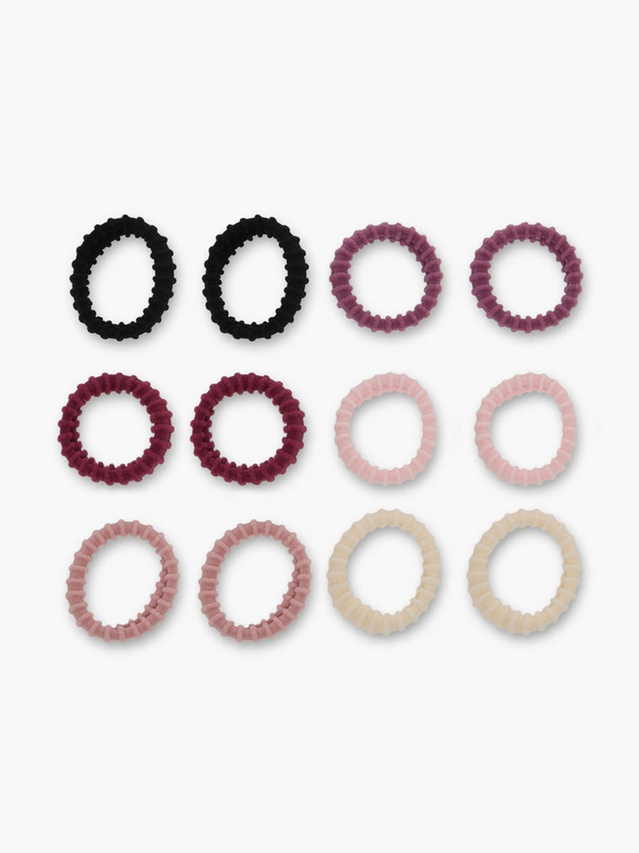 Pack of 12 Elastic Hair Ties