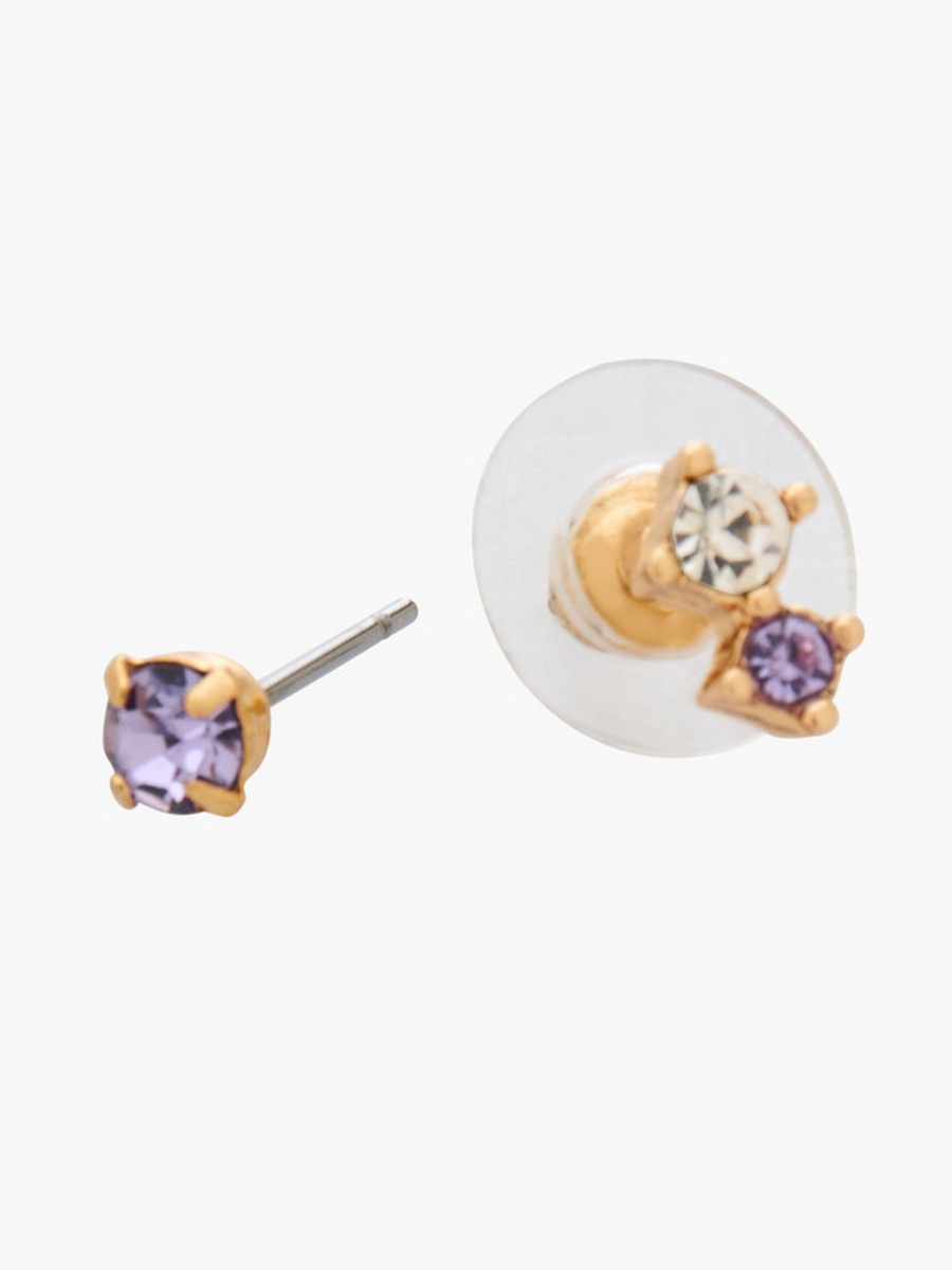 Pack of 9 Gold Tone Assorted Earrings with Pushback Closure