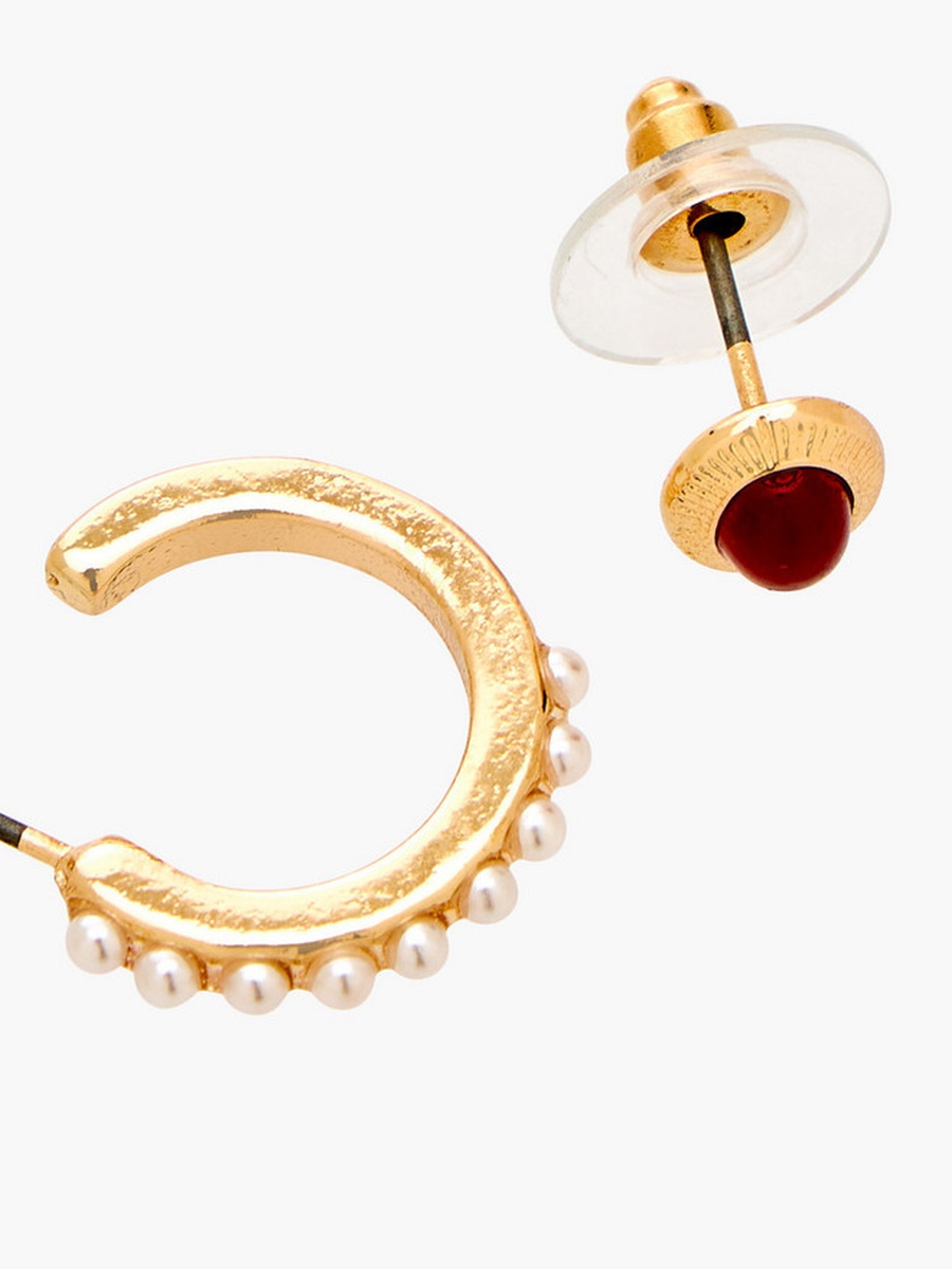 Pack of 15 Resin Finish Earrings with Pushback Closure