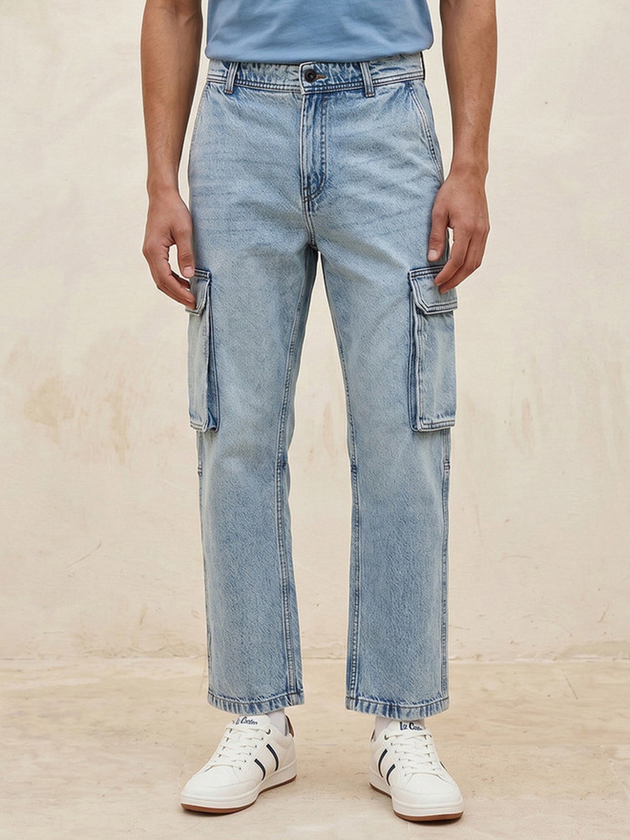 Cotton Cargo Jeans