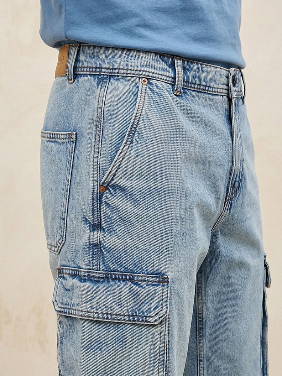 Cotton Cargo Jeans