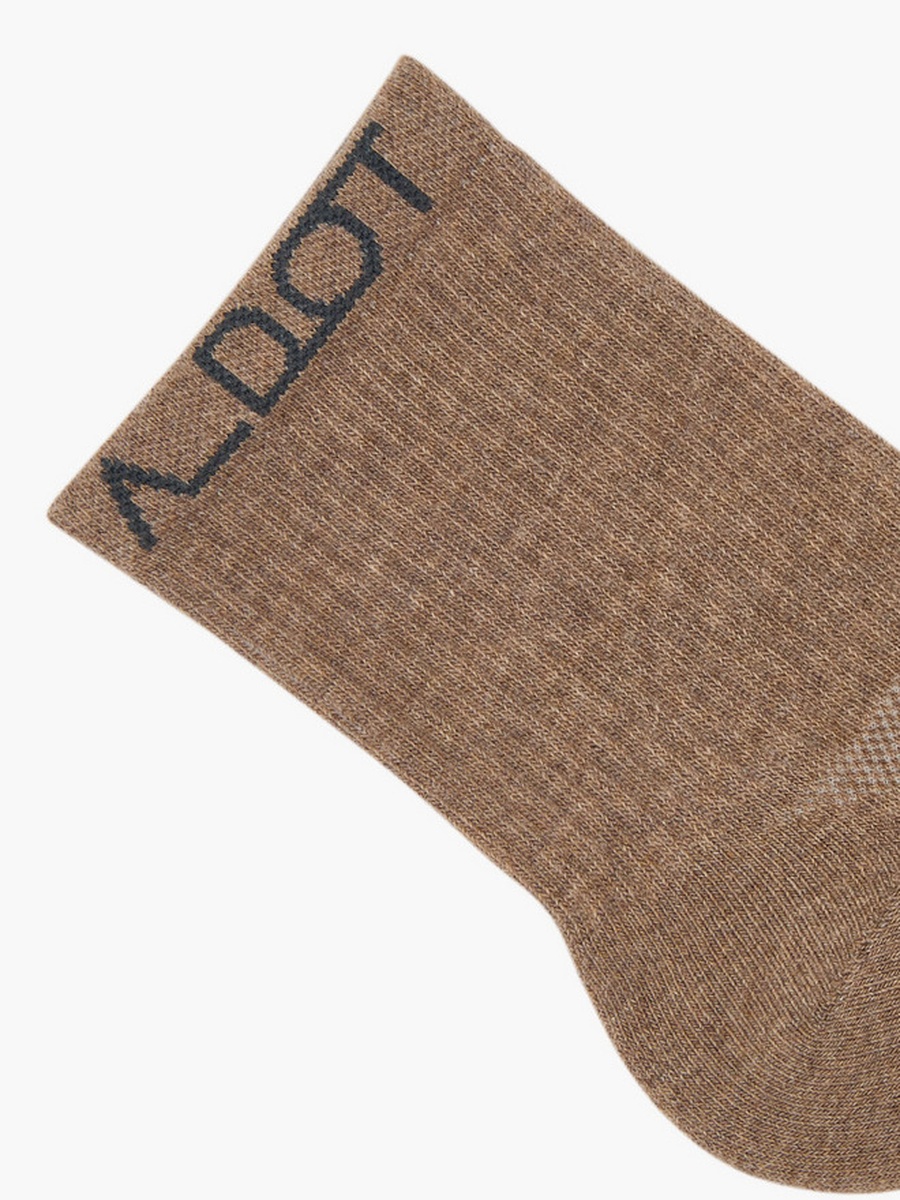 Men Half Terry Crew Length Socks - Set of 3