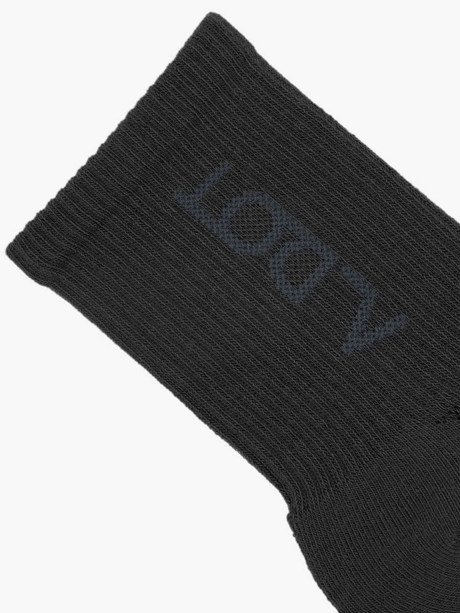 Men Half Terry Crew Length Socks - Set of 3