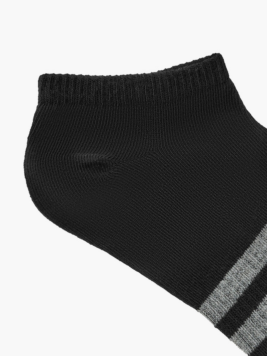 Men Non Terry Ankle Length Socks - Set of 3
