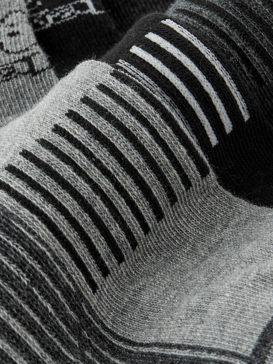 Men Half Terry Ankle Length Socks - Set of 3