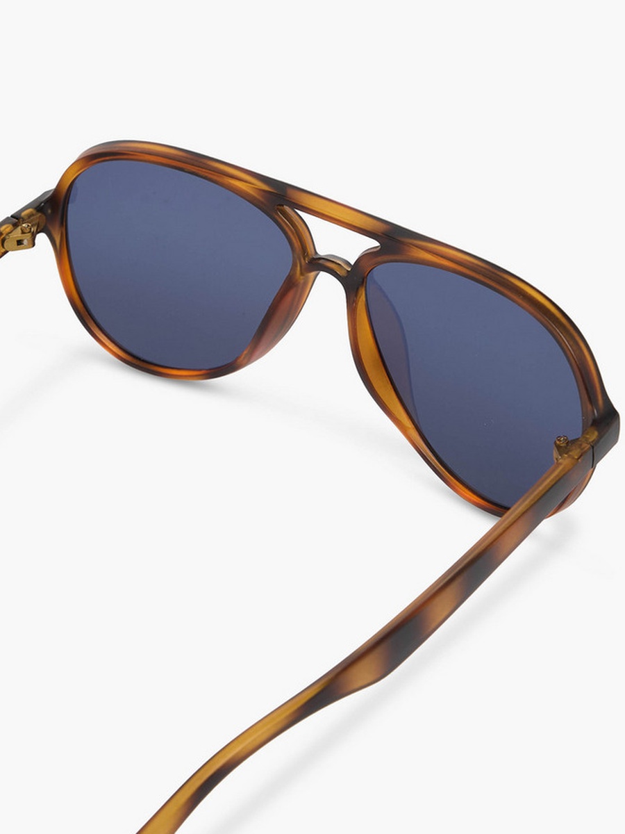 Men Aviator Blue Lens Sunglasses