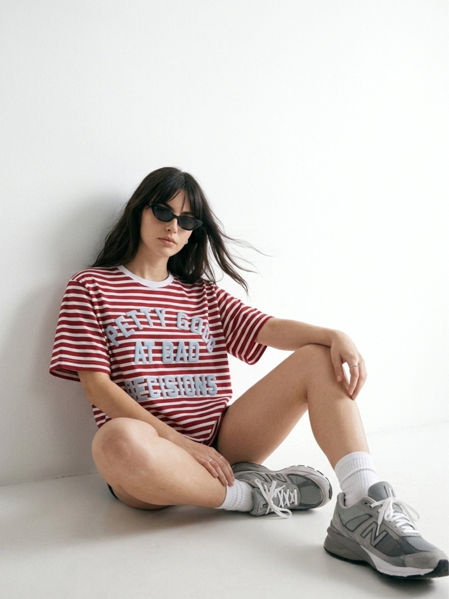 Striped Graphic Short Sleeve T-Shirt