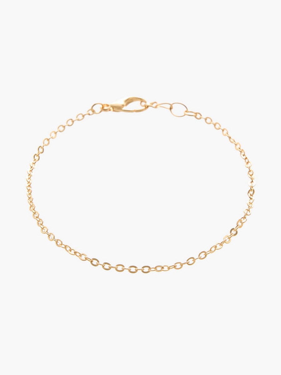 Pack of 5 Gold Tone Floral Charms Bracelet