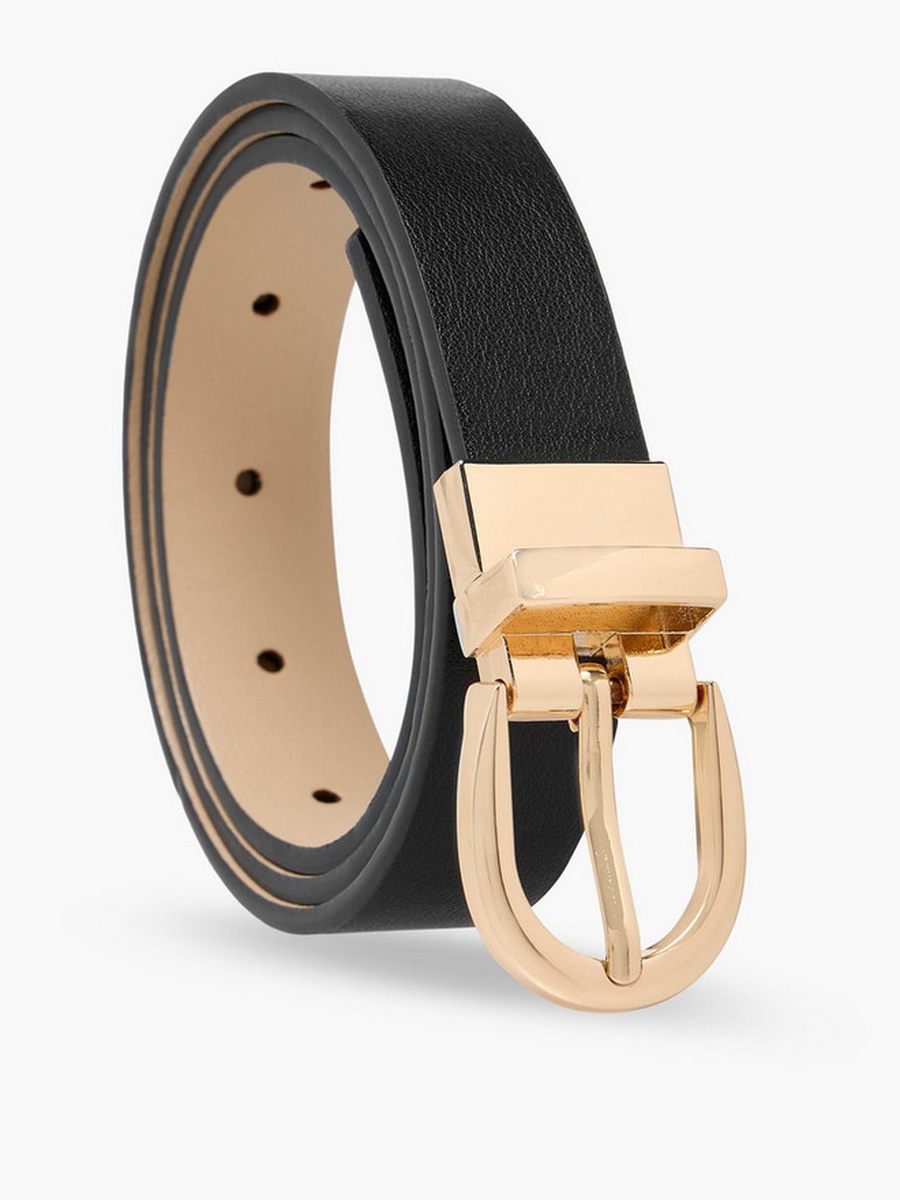 Textured Pin Buckle Belt