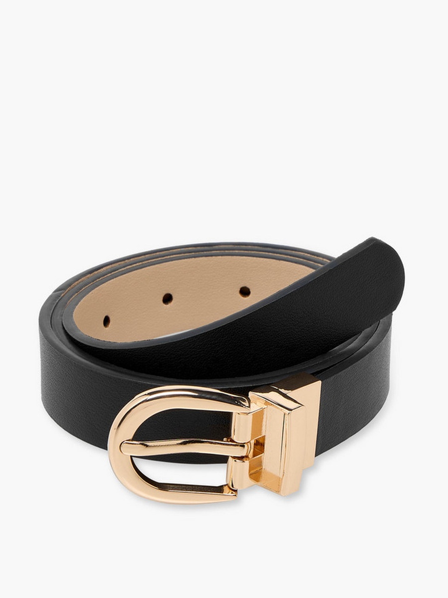 Textured Pin Buckle Belt
