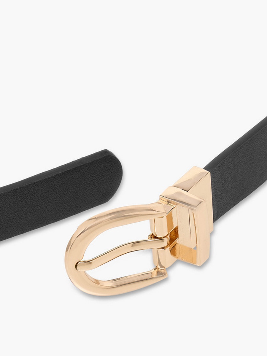 Textured Pin Buckle Belt