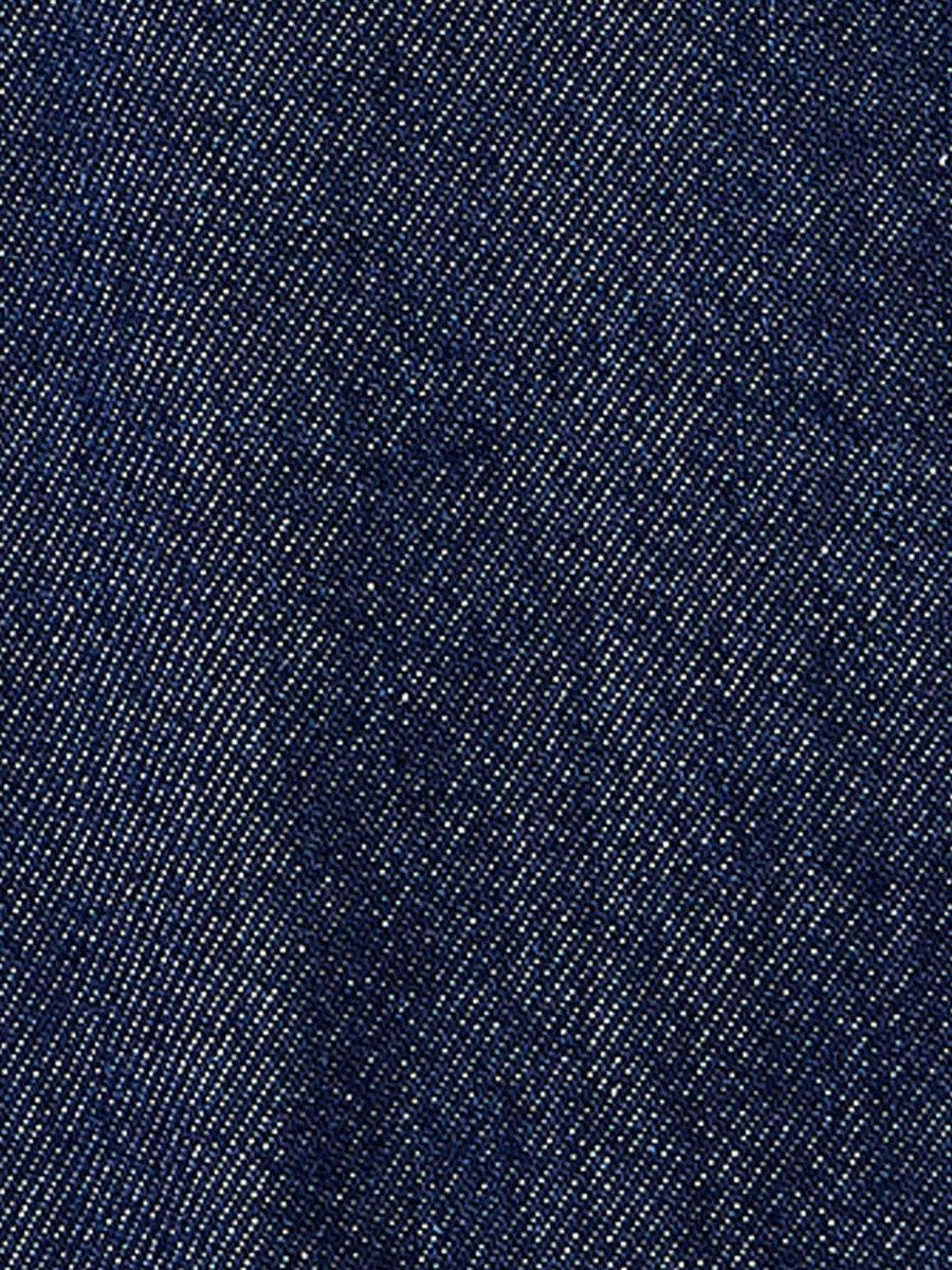 Barrel Fit Button Closure Cotton Twisted Seam Jeans