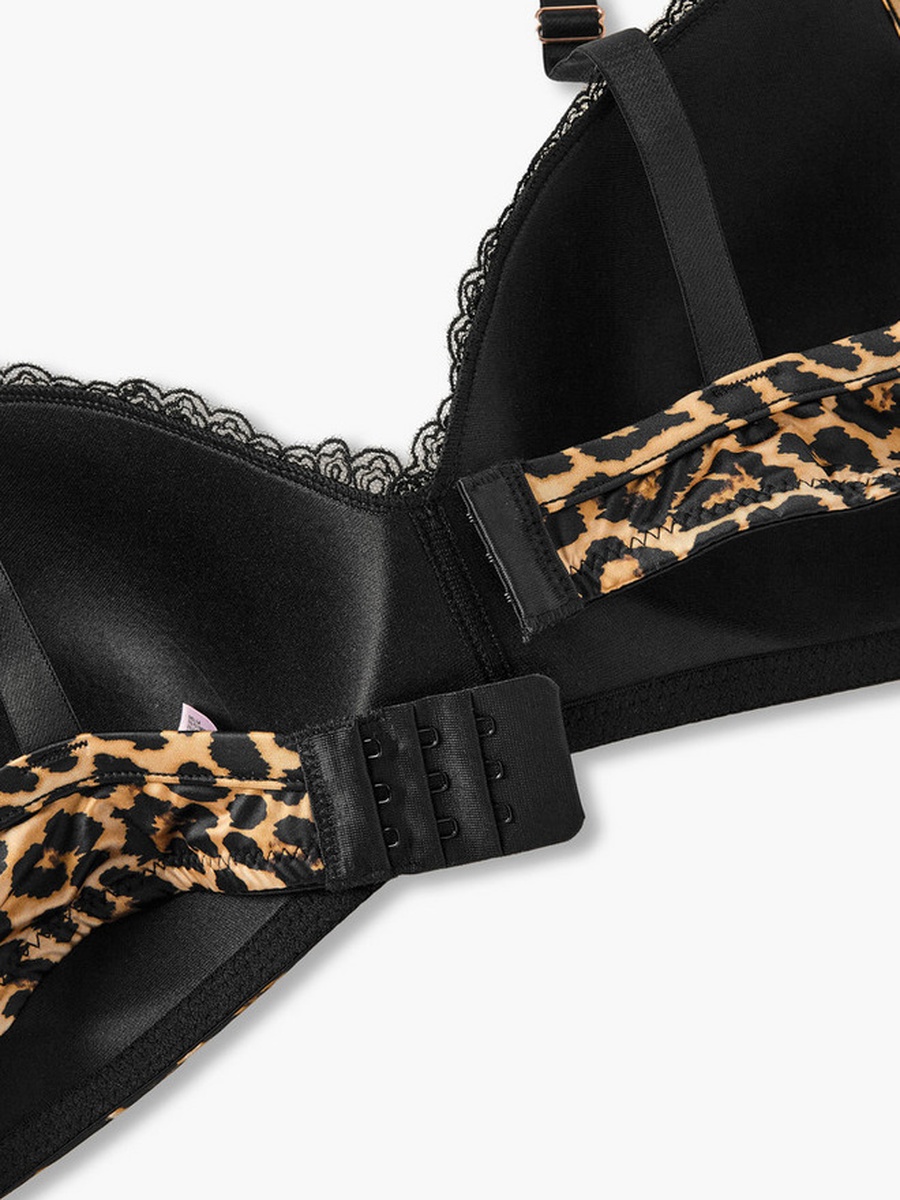 Non-Wired Animal Print Bra