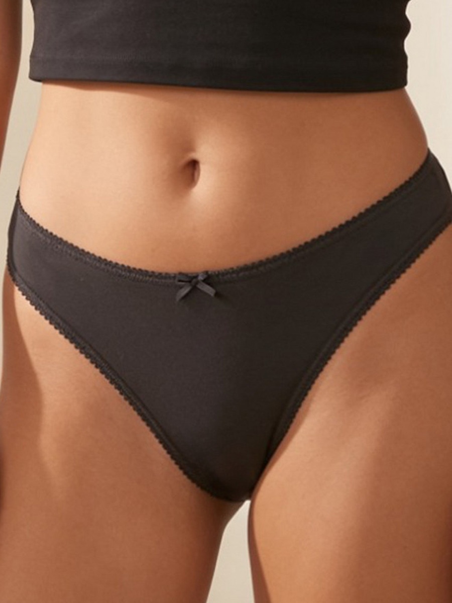 Set of 5 - Bikini Briefs with Bow
