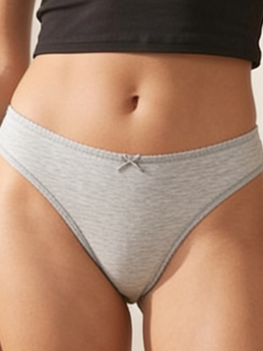 Set of 5 - Bikini Briefs with Bow