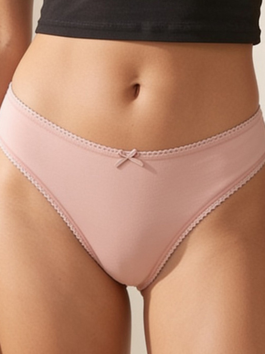 Set of 5 - Bikini Briefs with Bow