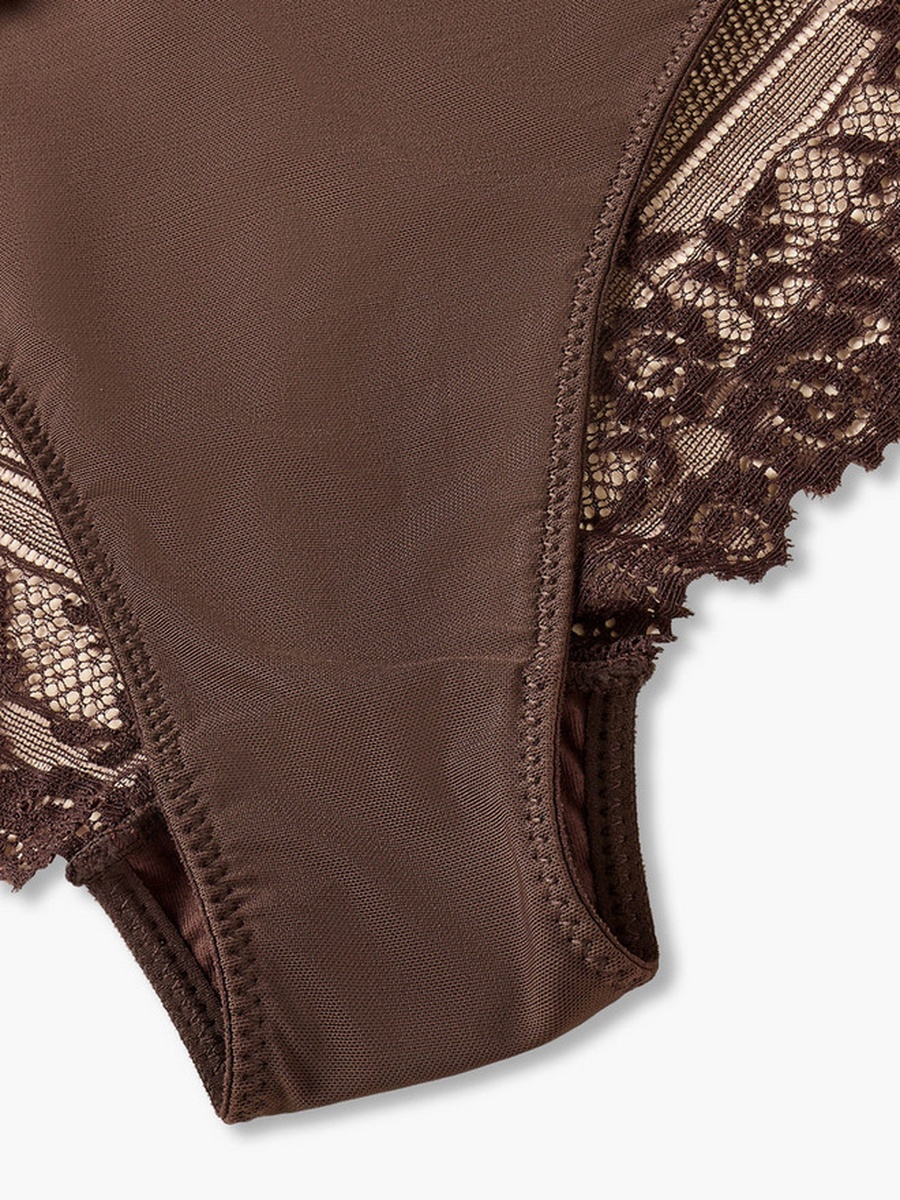 Bikini Briefs with Lace Trim