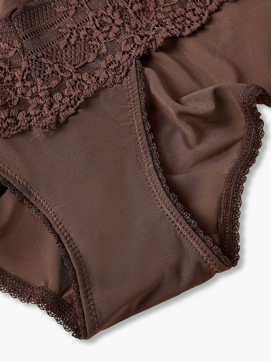 Full Briefs with Lace Trim