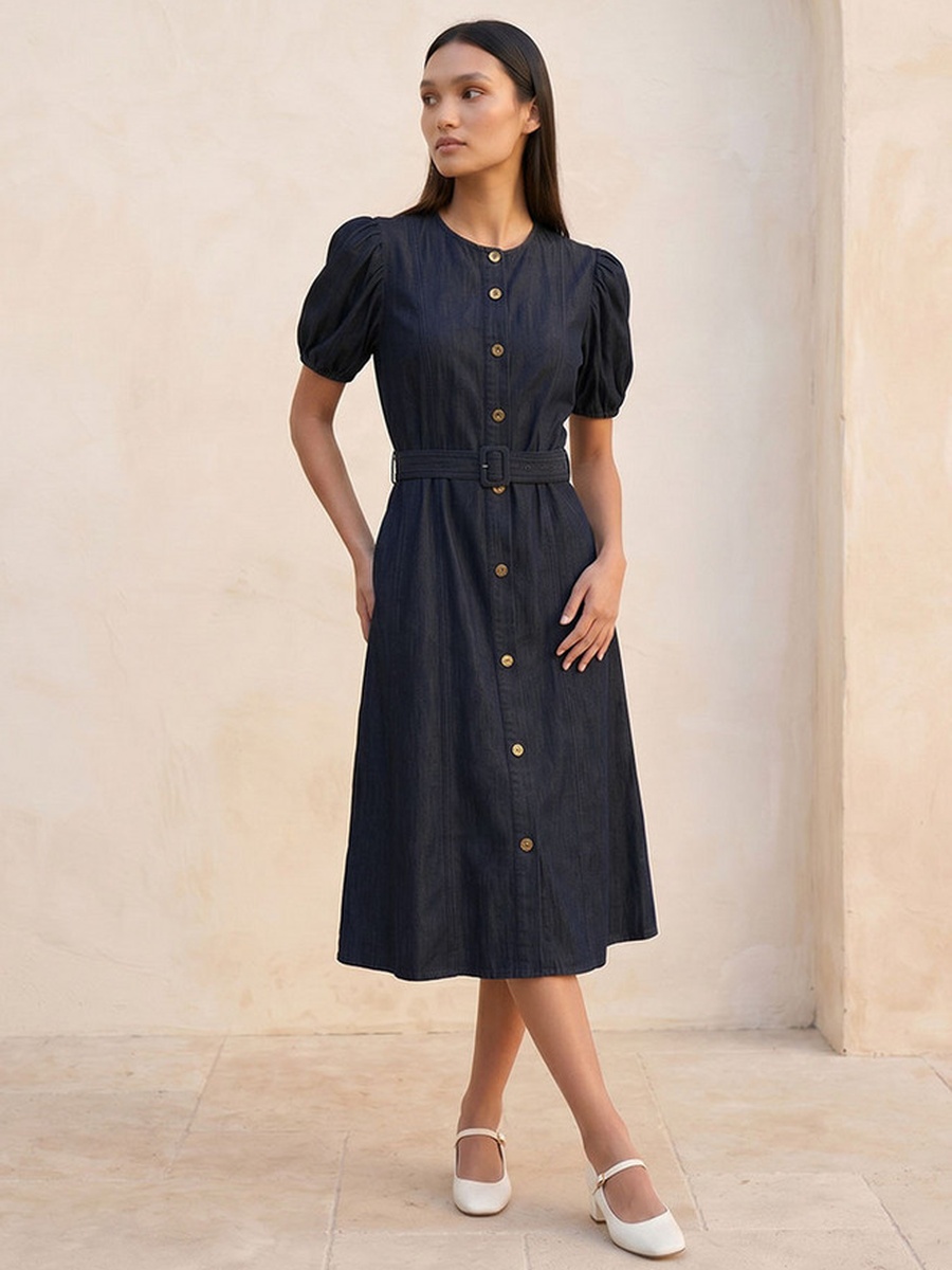 Dress with Belt