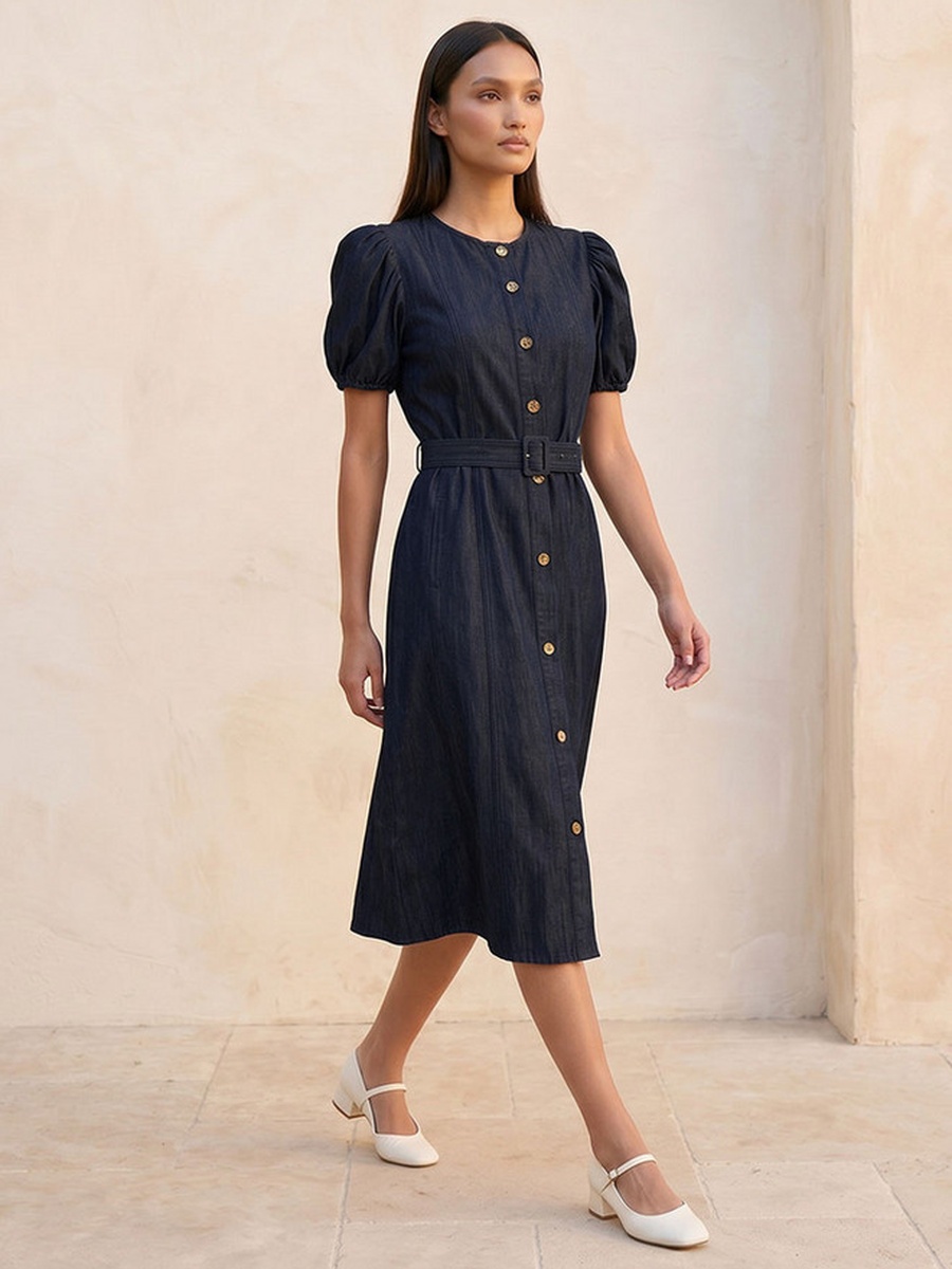Dress with Belt