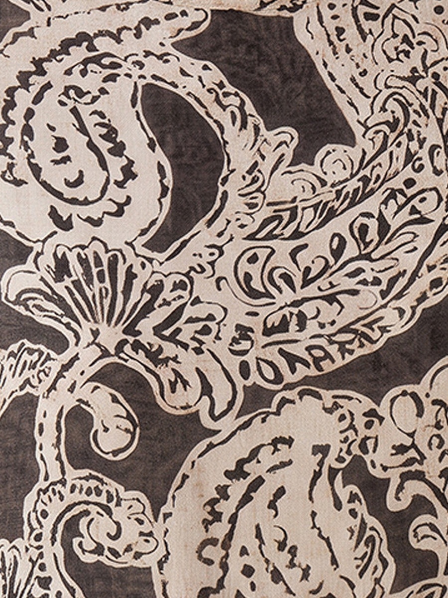Paisley Print Trapeze Maxi Dress