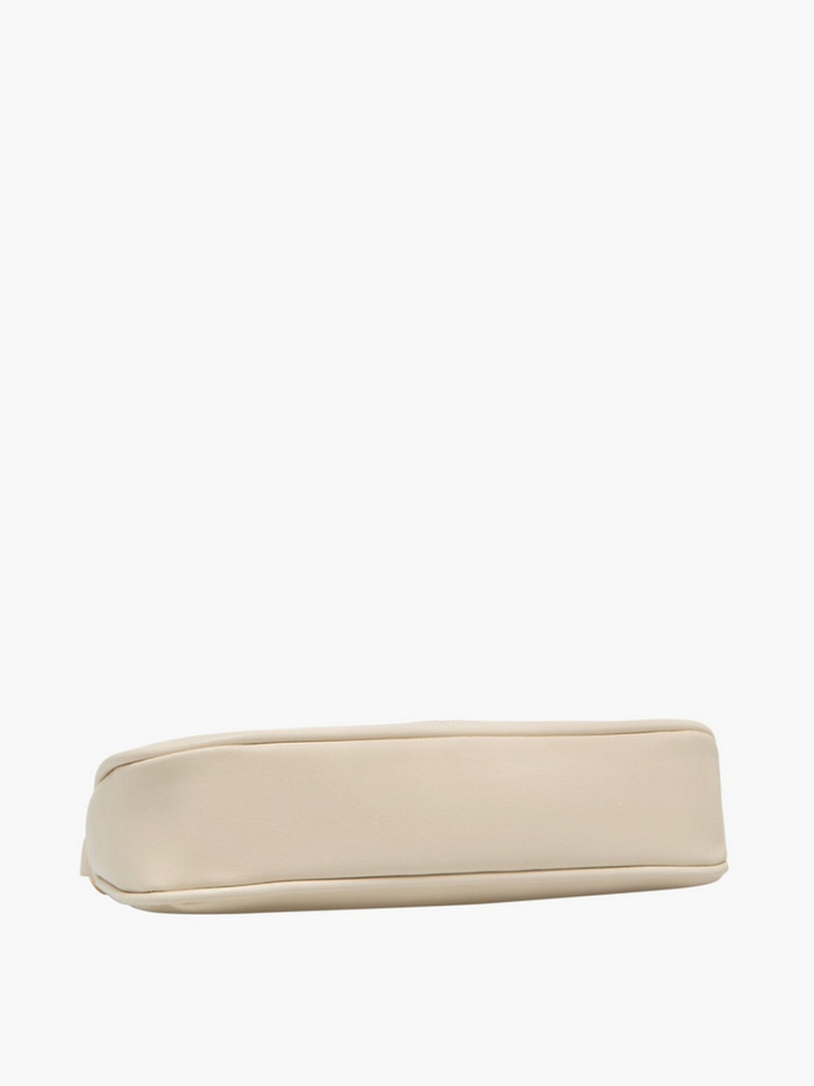 Chain Detail Shoulder Bag with Zip Closure